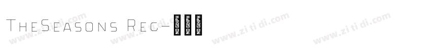 TheSeasons Reg字体转换